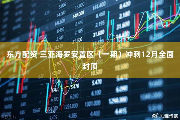 东方配资 三亚海罗安置区（一期）冲刺12月全面封顶