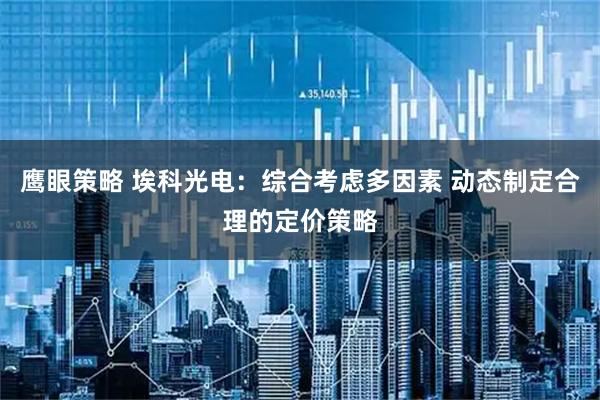 鹰眼策略 埃科光电：综合考虑多因素 动态制定合理的定价策略